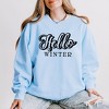 Simply Sage Market Women's Lightweight Garment Dyed Graphic Sweatshirt Retro Hello Winter - 2 of 4