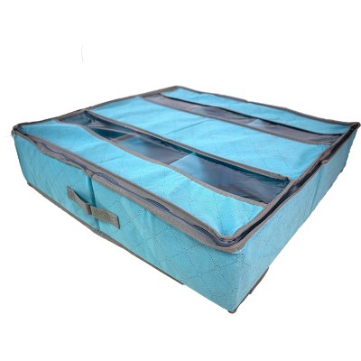 5 Star Super Deals Under Bed Shoe Storage Holder Organizer Chest Container Drawer - Underbed Shoe Holder Trunk Container w/ Clear Transparent Cover