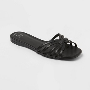 Women’s Mariana Sandals with Memory Foam Insole - A New Day™ Black 8.5 ...