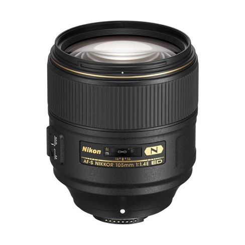 Nikon Af S Nikkor 105mm F 1 4e Edif Telephoto Lens U S A Warranty Target