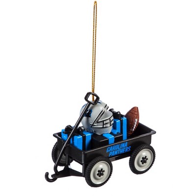 Evergreen Team Sports America 3OT3804WGN Carolina Panthers Team Wagon Ornament