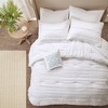 5 Pcs Elegant Sophisticated Ruffled Comforter Set, All Season Bedding Sets, Cozy Home Textile for Lux Bedroom Decor - 3 of 4