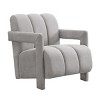 FONTOI Modern Leisure Armchair Living Room Accent Chair, Comfy Oversized Chair Bedroom Reading Chair, Sofa Chairs, Gray 26.3"* 31.5"*29.8" - 4 of 4