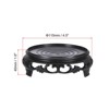 Unique Bargains Imitation Wood Round Home Decor Planter Display Stand for Table Lamp Teapot Base - 2 of 4