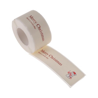 Unique Bargains Christmas Stickers for Ceramic Glass Metal Paper Plastic Peel Holiday Phrases 1 Pc
