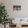 Stupell Industries Snowy Christmas Town Santa Overhead Canvas Art - 3 of 4