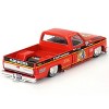 Chevrolet Silverado Truck "Clod Buster" Orange w/Black Stripes "Tamiya x Kaido House" Special 1/64 Diecast Model Car by Mini GT - 4 of 4