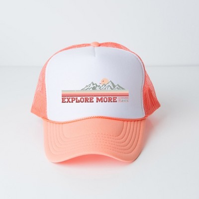 Simply Sage Market Explore More Mountains Retro Adult Foam Trucker Hat