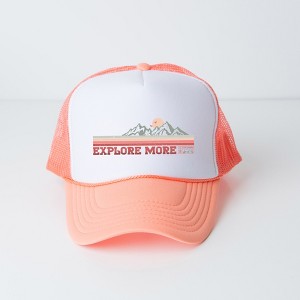 Simply Sage Market Explore More Mountains Retro Adult Foam Trucker Hat - 1 of 1