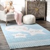 Nuloom Dream Night Sky Nursery Indoor Area Rug 8x10, Blue - 2 of 4