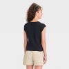 Girls' Raglan Cap Sleeve Graphic T-Shirt - art class™ - 3 of 4