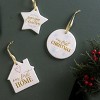 Transpac Dolomite 4.25 in. Off-White Christmas Firsts Ornament Set of 24 - 2 of 4