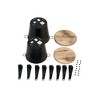 End Table Set Of 2 With Hidden Storage Compartment, Round Accent Side Table, Coffee Table - 3 of 4