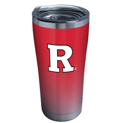 NCAA Rutgers Scarlet Knights 20oz Ombre Stainless Steel Tumbler with Lid