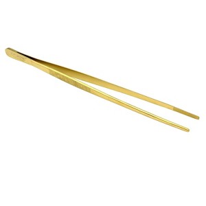O'Creme Stainless Steel Precision Kitchen Tweezer Tongs with Serrated Tips for Gripping - 1 of 1
