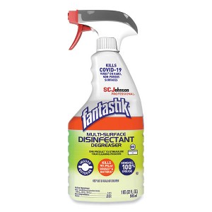 Fantastik Multi-Surface Disinfectant Degreaser, Herbal, 32 oz Spray Bottle - 1 of 3