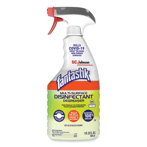 Fantastik Multi-Surface Disinfectant Degreaser, Herbal, 32 oz Spray Bottle - image 1 of 3