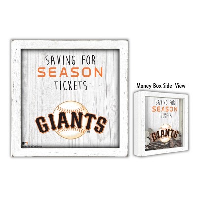 Mlb San Francisco Giants Baseball Logo Glass Framed Panel : Target