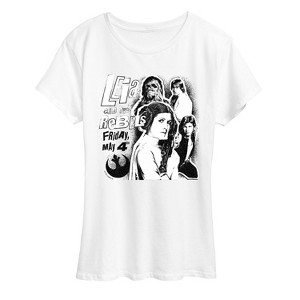 Women's - Star Wars - Leia And The Rebels Short Sleeve Graphic T-Shirt - 1 of 4