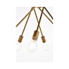 Elegant Lighting Lucca 23 inch pendant in brass - 4 of 4