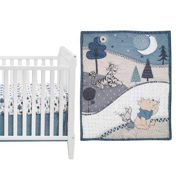 Lambs & Ivy Disney Baby Nursery Crib Bedding Set - Forever Pooh 3pc