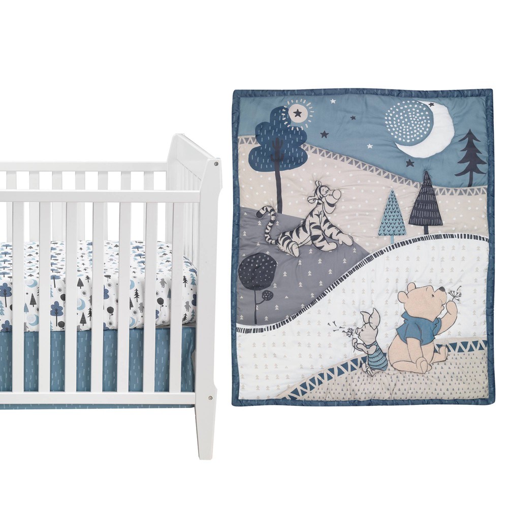 Lambs & Ivy Disney Baby Nursery Crib Bedding Set - Forever Pooh 3pc -  76456992