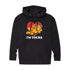 Men's - Garfield - Valentine's Day Graphic Fleece Pullover Hoodie - 1 of 4