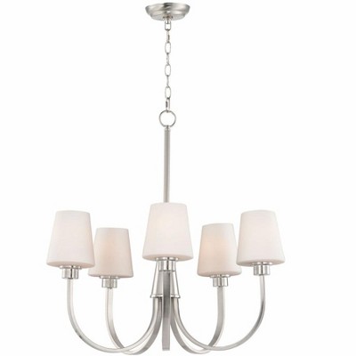 Maxim Lighting Shelter 5 - Light Chandelier in  Satin Nickel