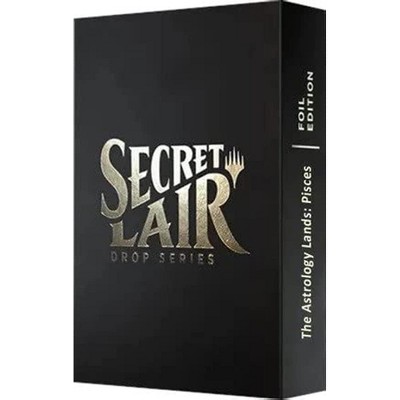 Magic The Gathering Magic the Gathering Secret Lair: Astrology Lands (Pisces) - Foil -