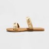 Women's Kiera Embellished Slides - A New Day™ Tan - 2 of 4