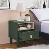 KTMBDW Small Nightstand Wood Bedside Table with Drawer, Modern End Table for Bedroom and Small Spaces, Solid Wood Legs, Easy Assembly - 4 of 4