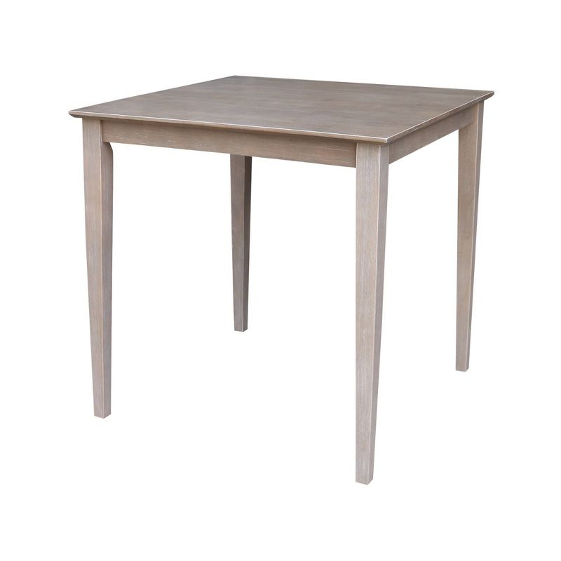 Solid Wood 36" X 36" Dining Table Weathered Gray - International Concepts, 3 of 7