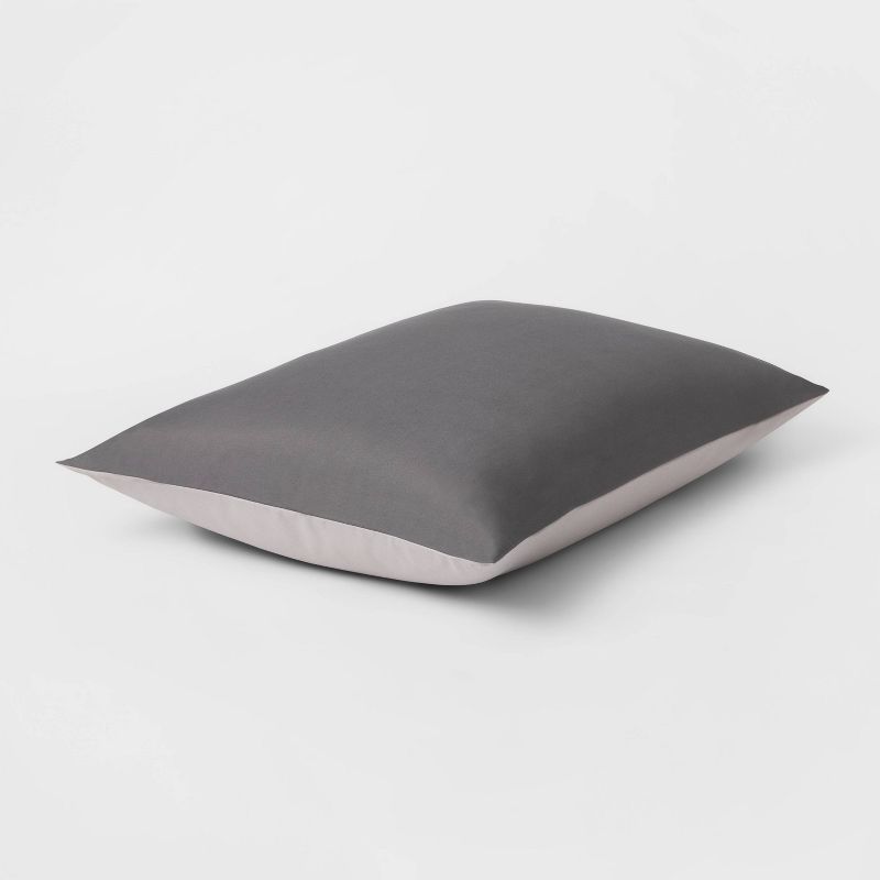 Standard Reversible Microfiber Solid Comforter Sham - Room Essentials™, 3 of 9