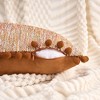 REGALWOVEN Fade-Resistant Chenille Boho Decorative with Pom-poms Throw Pillow Covers 2 Pcs - 3 of 4