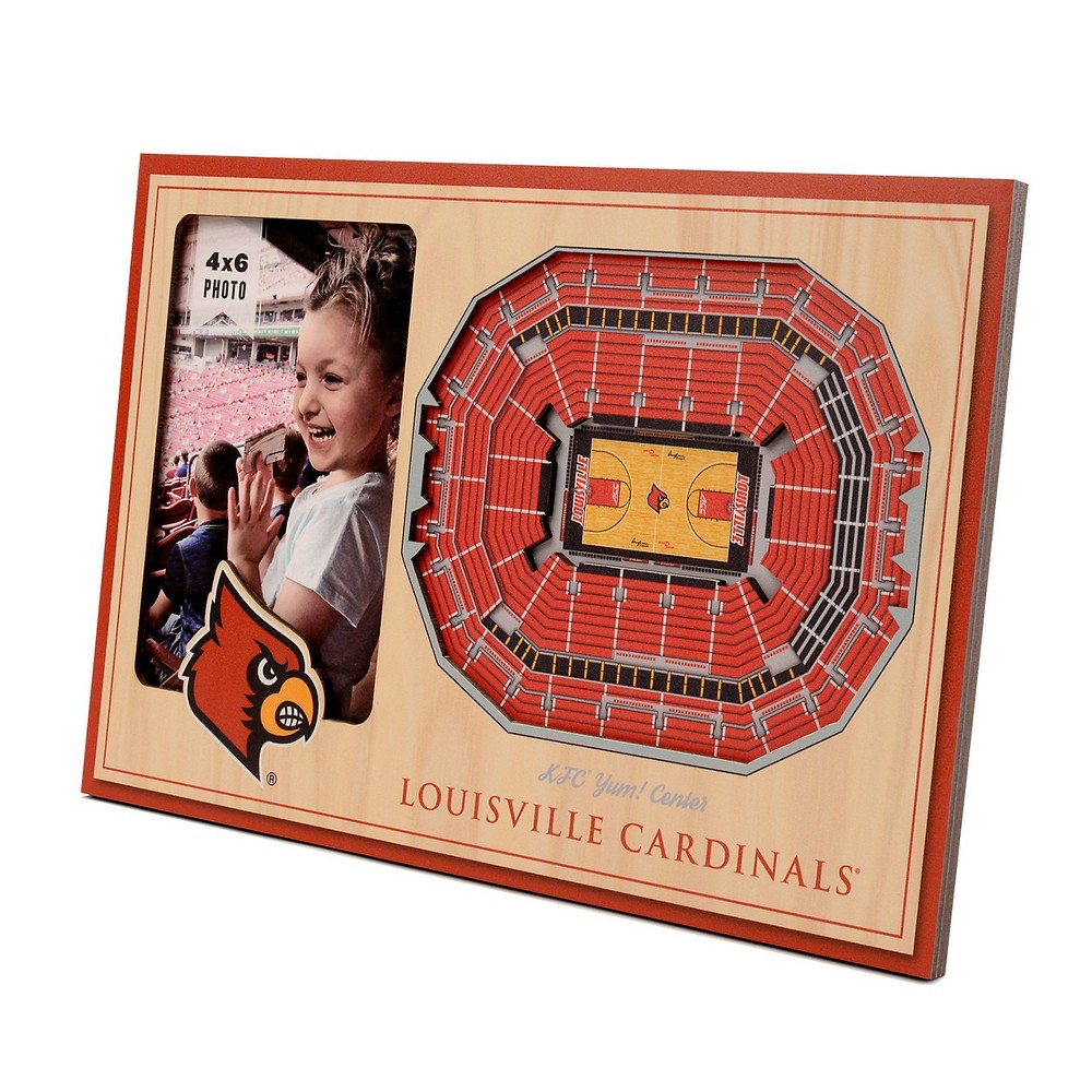 Photos - Photo Frame / Album 4" x 6" NCAA Louisville Cardinals 3D StadiumViews Picture Frame