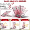 Baseball Pitching Rebounder ¨C 5 Adjustable Angles Portable Hitting & Fielding Net for Softball and Baseball Practice - 4 of 4