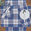 C&F Home Parker Blue & Red Plaid July Fourth Napkin Set of 6 - 4 of 4