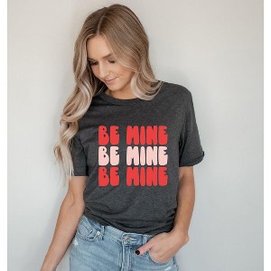 Simply Sage Market Women's Red and Pink Be Mine Short Sleeve Graphic Tee - 1 of 4