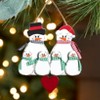 The Lakeside Collection Christmas Personalized Snowman Family Ornament - 2 of 2