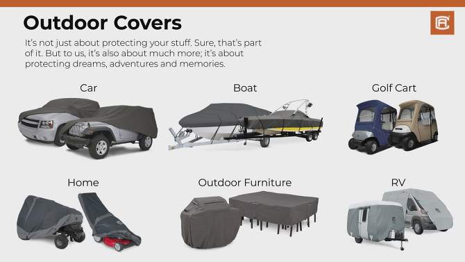 Duck Covers Brown Elegant Waterproof Patio Sofa Cover, 2 of 8, play video