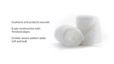 McKesson Gauze Bandage Rolls, 6-Ply, 4 1/2 in x 4 1/10 yds, 100 Count :  Target