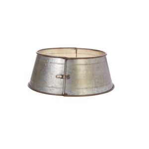 Raz Imports 24" Galvanized Metal Christmas Tree Collar - 1 of 1