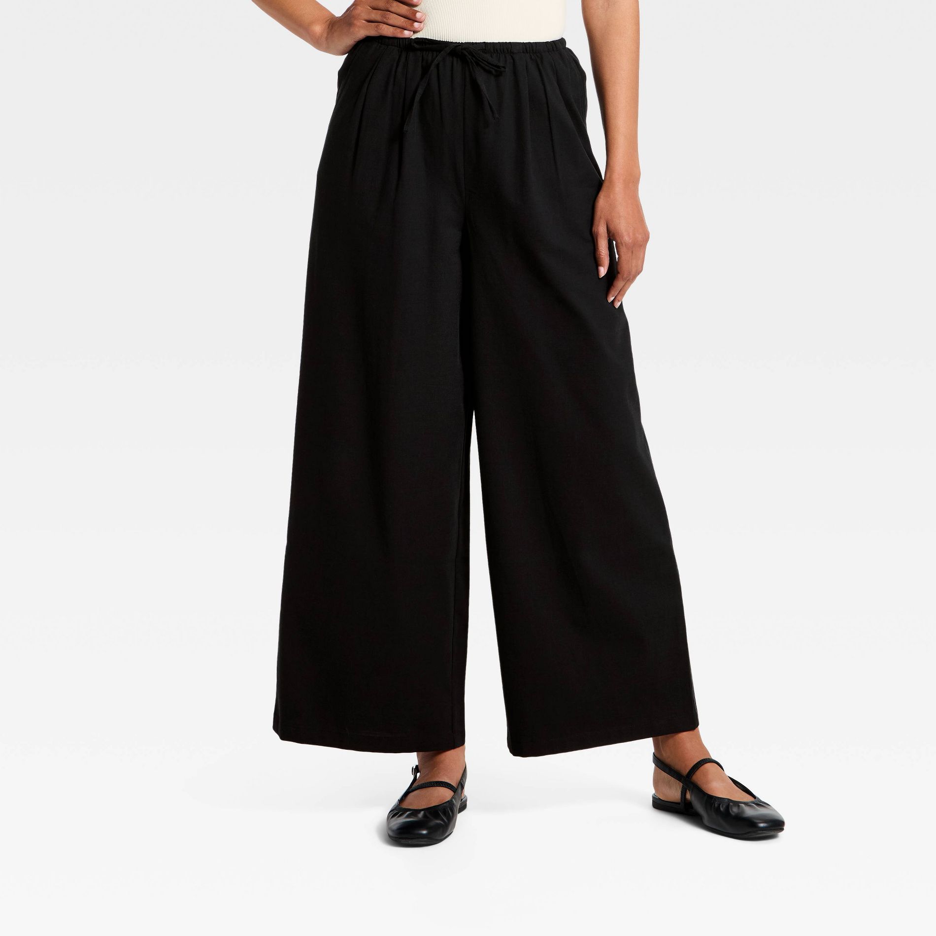 Women's Drawstring Pull-On Pants - A New Day™