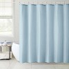 Home Mart Goods Light Blue Vinyl Shower Curtain Liner Waterproof - 70" x 72" - 2 of 3