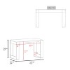 CAVINAS Home Office Desk Modern Writing Desk with Spacious Desktop Computer Desk with Wooden Frame for Office - 2 of 4