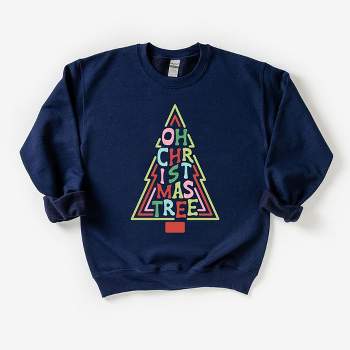 The Juniper Shop Oh Christmas Tree Colorful Youth Graphic Sweatshirt