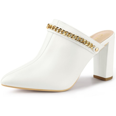 White best sale mules target