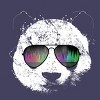 Women's Design By Humans Old School Panda By clingcling Racerback Tank Top - 2 of 3