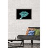 Trends International Tina Lavoie - Aqua Glitter Lipstick Framed Wall Poster Prints - 2 of 4