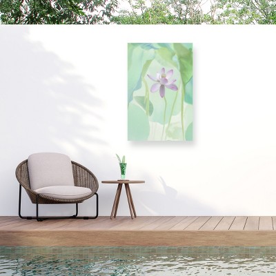 Trademark Fine Art - Binbin L.  Lotus Flower Matted Framed Art
